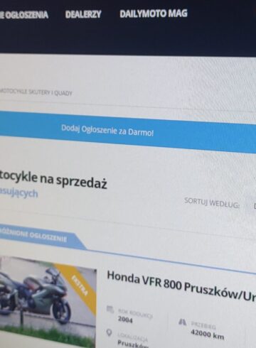 Dailymoto net, ceny motocykli używanych