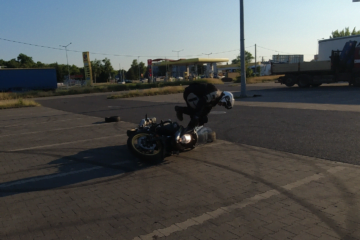 Paciak - inaczej gleba czy upadek na motocyklu