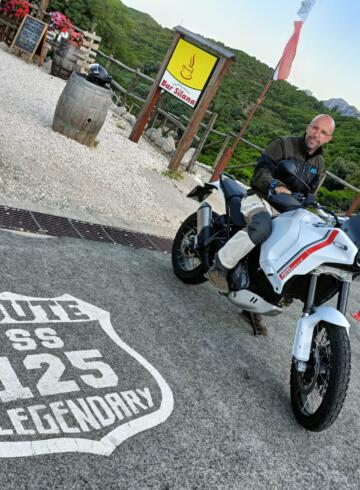 Tomasz Lebiedzik - Ducati Desertx od widza